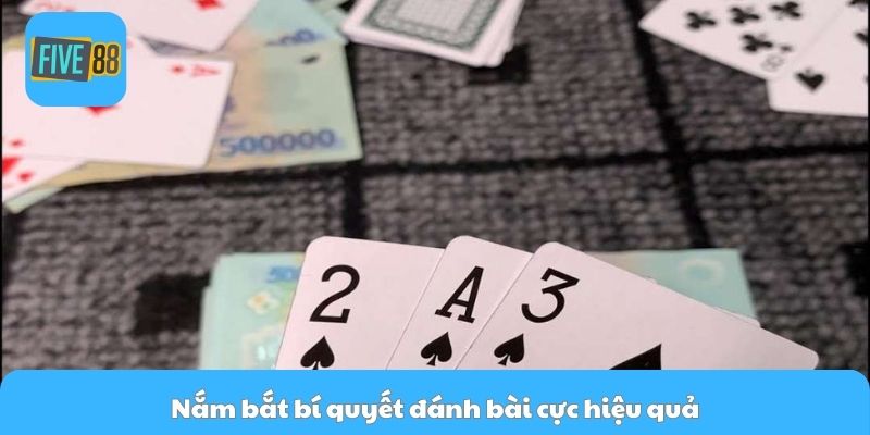 Nắm bắt bí quyết đánh bài cực hiệu quả