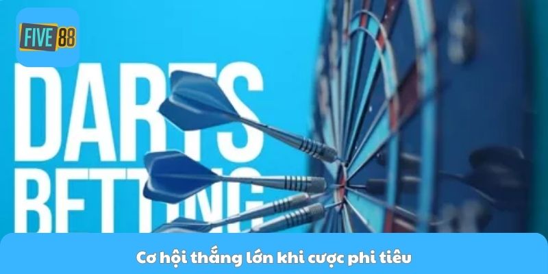 Cơ hội thắng lớn khi cược phi tiêu