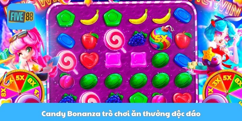 Candy Bonanza trò chơi ăn thưởng độc đáo